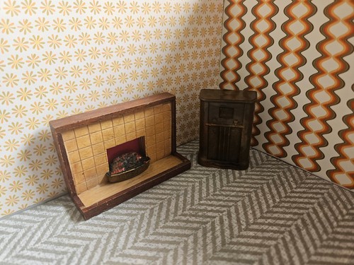Vintage dolls house furniture - vintage,