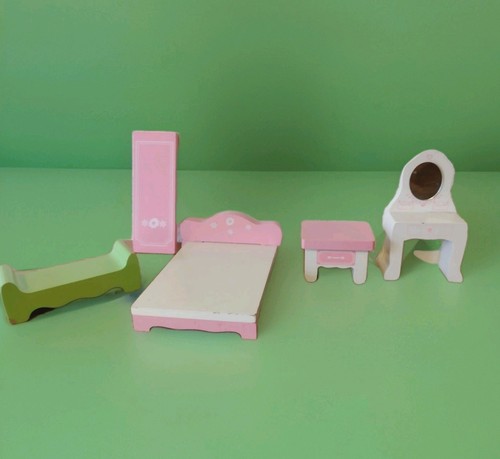 Wooden dolls house - wooden,