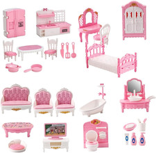 32 Pcs Dolls House Furniture