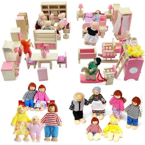 Dolls house furniture wooden - house,