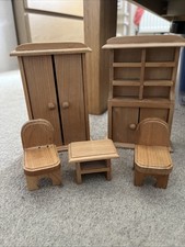 Dolls House Natural Wooden