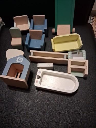 Pieces used wooden - 12,